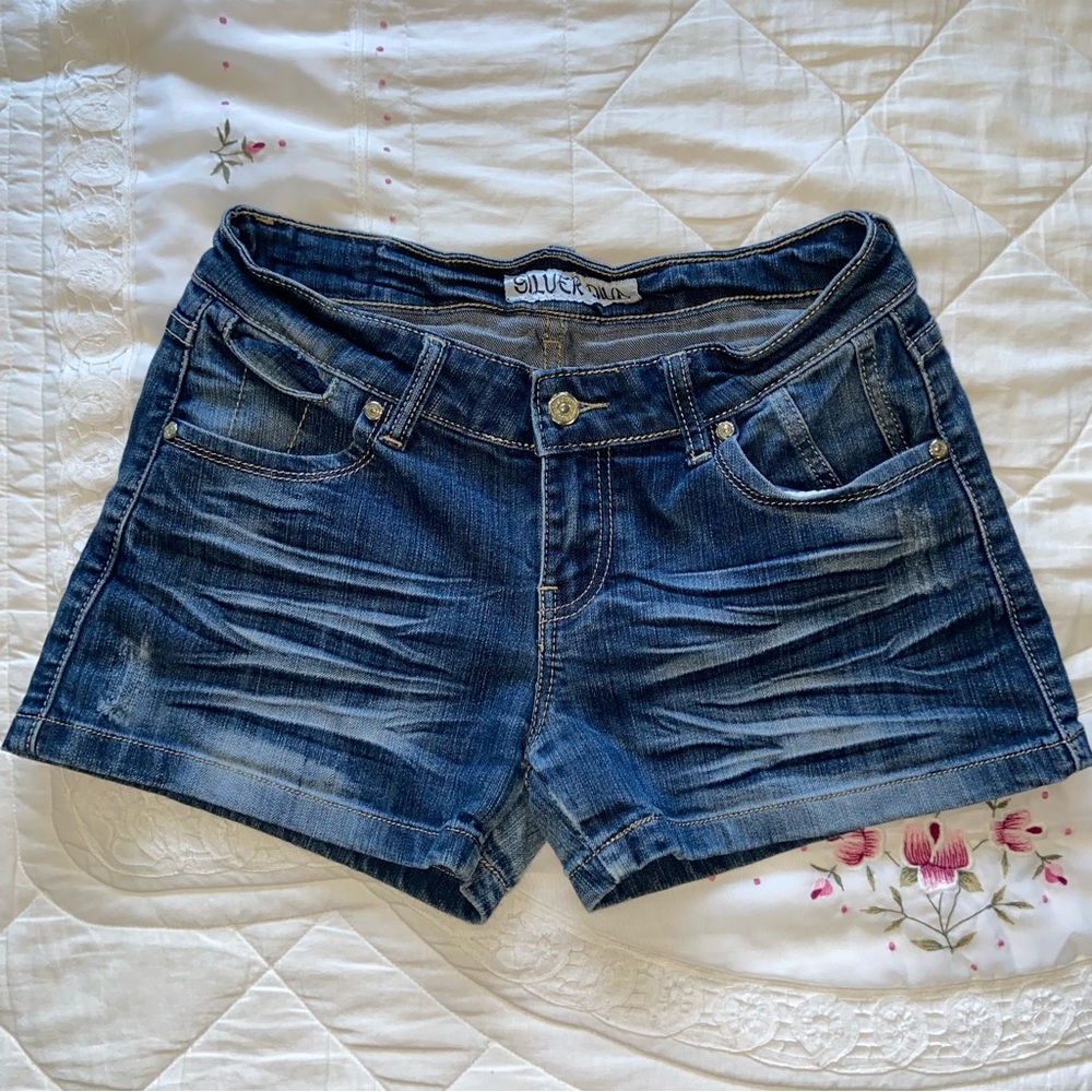 Women's Classic Blue Denim Shorts
